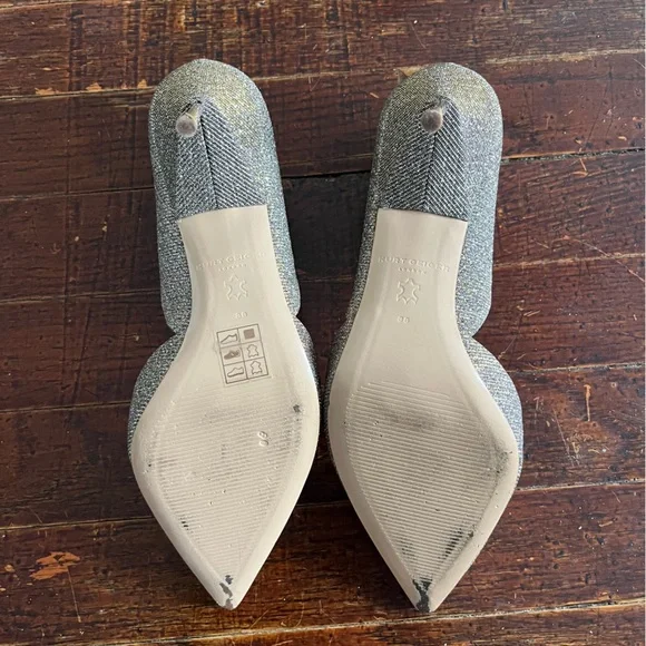 Kurt Geiger Glittery Gold/Silver Iridescent Women's Heels - Picture 8 of 10